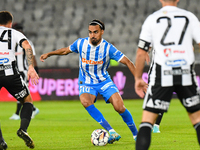 Stefan Baiaram is in action during the match between Universitatea Cluj and Universitatea Craiova at Cluj Arena Stadium in Cluj, Romania, on...