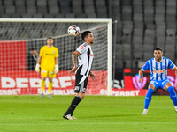 Ovidiu Alexandru BIC participates in the match between Universitatea Cluj and Universitatea Craiova at Cluj Arena Stadium in Cluj, Romania,...