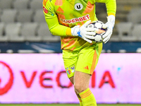 Edvinas Gertmonas is in action during the match between Universitatea Cluj and Universitatea Craiova at Cluj Arena Stadium in Cluj, Romania,...