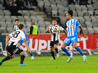 Stefan Baiaram is in action during the match between Universitatea Cluj and Universitatea Craiova at Cluj Arena Stadium in Cluj, Romania, on...