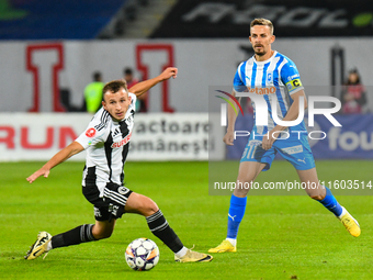 Nicusor Silviu Bancu plays during the match between Universitatea Cluj and Universitatea Craiova at Cluj Arena Stadium in Cluj, Romania, on...