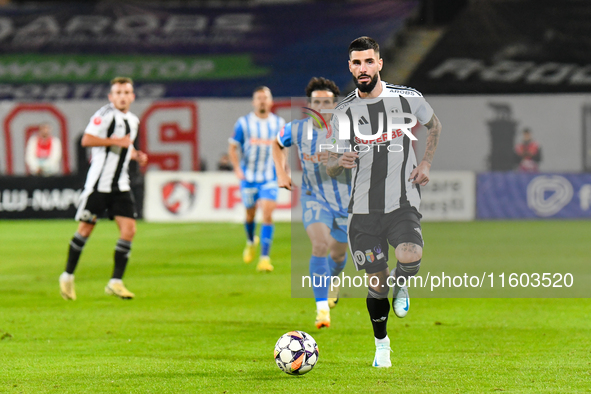 Radu Stefanita BOBOC participates in the match between Universitatea Cluj and Universitatea Craiova at Cluj Arena Stadium in Cluj, Romania,...