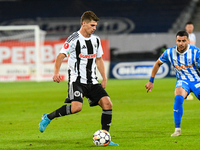 Gabriel Bogdan Simion participates in the match between Universitatea Cluj and Universitatea Craiova at Cluj Arena Stadium in Cluj, Romania,...