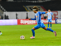 Takuto Oshima participates in the match between Universitatea Cluj and Universitatea Craiova at Cluj Arena Stadium in Cluj, Romania, on Sept...