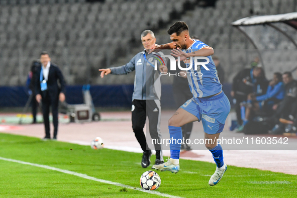 Virgil Andrei IVAN plays during the match between Universitatea Cluj and Universitatea Craiova at Cluj Arena Stadium in Cluj, Romania, on Se...