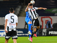 Vladislav Blanuta plays during the match between Universitatea Cluj and Universitatea Craiova at Cluj Arena Stadium in Cluj, Romania, on Sep...