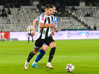 Lucian Iulian Cristea and Elvir Koljic are in action during the match between Universitatea Cluj and Universitatea Craiova at Cluj Arena Sta...