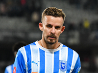 Nicusor Silviu Bancu participates in the match between Universitatea Cluj and Universitatea Craiova at Cluj Arena Stadium in Cluj, Romania,...