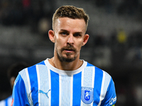 Nicusor Silviu Bancu participates in the match between Universitatea Cluj and Universitatea Craiova at Cluj Arena Stadium in Cluj, Romania,...