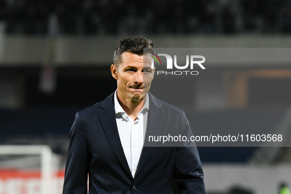 Constantin Galca participates in the match between Universitatea Cluj and Universitatea Craiova at Cluj Arena Stadium in Cluj, Romania, on S...