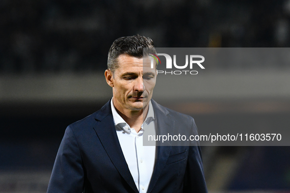 Constantin Galca participates in the match between Universitatea Cluj and Universitatea Craiova at Cluj Arena Stadium in Cluj, Romania, on S...