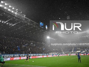 General view of Gewiss Stadium during the Italian Serie A football match between Atalanta BC and Calcio Como in Bergamo, Italy, on September...