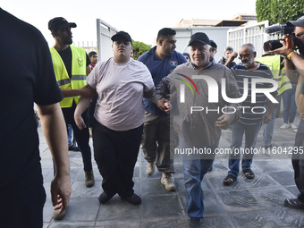 People who flee their villages in southern Lebanon are received at an art institute transformed into a shelter for persons displaced by conf...