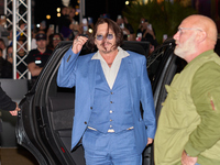 Johnny Depp arrives at the Maria Cristina hotel during the 72nd San Sebastian International Film Festival in San Sebastian, Spain, on Septem...