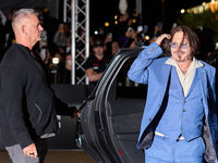 Johnny Depp arrives at the Maria Cristina hotel during the 72nd San Sebastian International Film Festival in San Sebastian, Spain, on Septem...