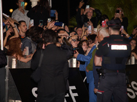 Johnny Depp arrives at the Maria Cristina hotel during the 72nd San Sebastian International Film Festival in San Sebastian, Spain, on Septem...