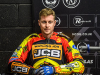 Leicester Lions' Ryan Douglas participates in the Rowe Motor Oil Premiership Grand Final 1st Leg between Belle Vue Aces and Leicester Lions...