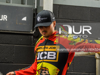 Leicester Lions' Luke Becker during the Rowe Motor Oil Premiership Grand Final 1st Leg between Belle Vue Aces and Leicester Lions at the Nat...