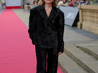 Isabelle Huppert attends the red carpet of the film Yeohaengjaui Pilyo during the 72nd San Sebastian International Film Festival in San Seba...