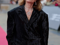 Isabelle Huppert attends the red carpet of the film Yeohaengjaui Pilyo during the 72nd San Sebastian International Film Festival in San Seba...