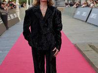 Isabelle Huppert attends the red carpet of the film Yeohaengjaui Pilyo during the 72nd San Sebastian International Film Festival in San Seba...