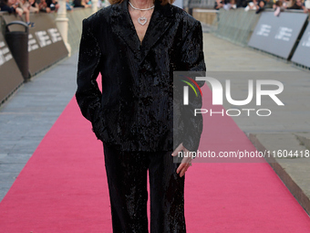 Isabelle Huppert attends the red carpet of the film Yeohaengjaui Pilyo during the 72nd San Sebastian International Film Festival in San Seba...