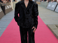 Isabelle Huppert attends the red carpet of the film Yeohaengjaui Pilyo during the 72nd San Sebastian International Film Festival in San Seba...