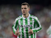 Giovani Lo Celso of Real Betis during the La Liga EA Sports match between Real Betis and RCD Mallorca at Benito Villamarin in Seville, Spain...