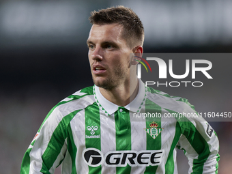 Giovani Lo Celso of Real Betis during the La Liga EA Sports match between Real Betis and RCD Mallorca at Benito Villamarin in Seville, Spain...