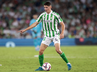 Sergi Altimira of Real Betis controls the ball during the La Liga EA Sports match between Real Betis and RCD Mallorca at Benito Villamarin i...