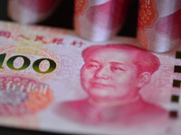 Chinese Yuan banknotes are pictured in Fuyang, China, on September 24, 2024. On September 24, the People's Bank of China announces that it w...