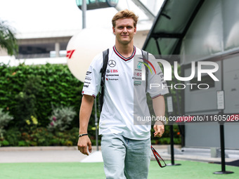 Mick Schumacher of Mercedes AMG F1 Team W15, portrait during the Formula 1 Singapore Grand Prix 2024 in Singapore, on September 19 to 22, 20...