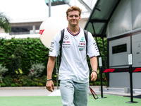 Mick Schumacher of Mercedes AMG F1 Team W15, portrait during the Formula 1 Singapore Grand Prix 2024 in Singapore, on September 19 to 22, 20...