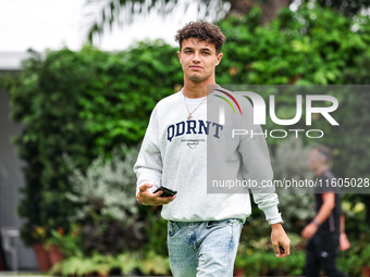 Lando Norris of McLaren F1 Team MCL38, portrait during the Formula 1 Singapore Grand Prix 2024 in Singapore, on September 19 to 22, 2024, on...