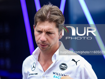 James Vowels, Team Principal of Williams Racing, portrait during the Formula 1 Singapore Grand Prix in Singapore, on September 19 to 22, 202...