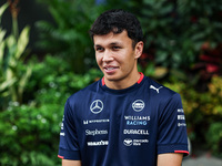 Alexander Albon of Williams Racing FW46, portrait during the Formula 1 Singapore Grand Prix 2024 on the Marina Bay Circuit, in Singapore, on...