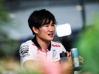 Yuki Tsunoda of Visa Cash App RB F1 Team VCARB 01 poses for a portrait during the Formula 1 Singapore Grand Prix 2024 on the Marina Bay Circ...