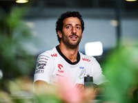 Daniel Ricciardo of Visa Cash App RB F1 Team VCARB 01 poses for a portrait during the Formula 1 Singapore Grand Prix 2024 on the Marina Bay...