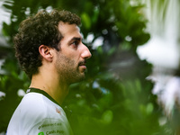 Daniel Ricciardo of Visa Cash App RB F1 Team VCARB 01 poses for a portrait during the Formula 1 Singapore Grand Prix 2024 on the Marina Bay...