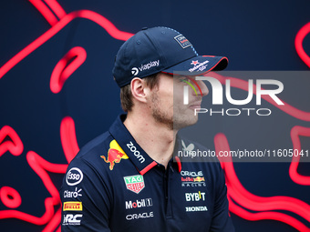 Max Verstappen of Red Bull Racing RB20 poses for a portrait during the Formula 1 Singapore Grand Prix 2024 on the Marina Bay Circuit in Sing...