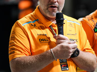 Zak Brown, CEO of McLaren F1 Team, during the Formula 1 Singapore Grand Prix in Singapore, on September 19-22, 2024, at the Marina Bay Circu...