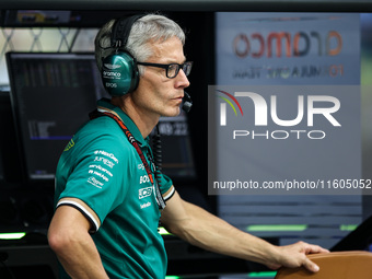 Mike Krack, Team Principal and CEO of Aston Martin F1 Team, portrait during the Formula 1 Singapore Grand Prix in Singapore, on September 19...