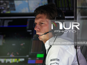 James Vowels, Team Principal of Williams Racing, portrait during the Formula 1 Singapore Grand Prix in Singapore, on September 19 to 22, 202...