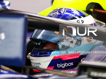 Franco Colapinto of Williams Racing FW46 poses for a portrait during the Formula 1 Singapore Grand Prix 2024 on the Marina Bay Circuit in Si...