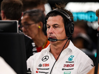 Toto Wolff, Team Principal of Mercedes AMG F1 Team, portrait during the Formula 1 Singapore Grand Prix in Singapore, on September 19-22, 202...