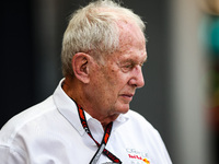 Helmut Marko, Drivers Manager of Red Bull Racing, poses for a portrait during the Formula 1 Singapore Grand Prix 2024 from September 19 to 2...