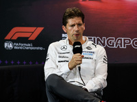 James Vowels, Team Principal of Williams Racing, portrait during the Formula 1 Singapore Grand Prix in Singapore, on September 19 to 22, 202...