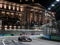 Yuki Tsunoda of Visa Cash App RB F1 Team VCARB 01 is in action during the Formula 1 Singapore Grand Prix 2024 on the Marina Bay Circuit, in...