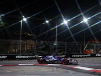 Daniel Ricciardo of Visa Cash App RB F1 Team VCARB 01 is in action during the Formula 1 Singapore Grand Prix 2024 on the Marina Bay Circuit,...