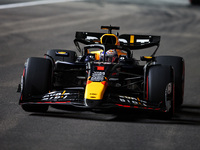 Max Verstappen of Red Bull Racing RB20 is in action during the Formula 1 Singapore Grand Prix 2024 on the Marina Bay Circuit in Singapore, f...